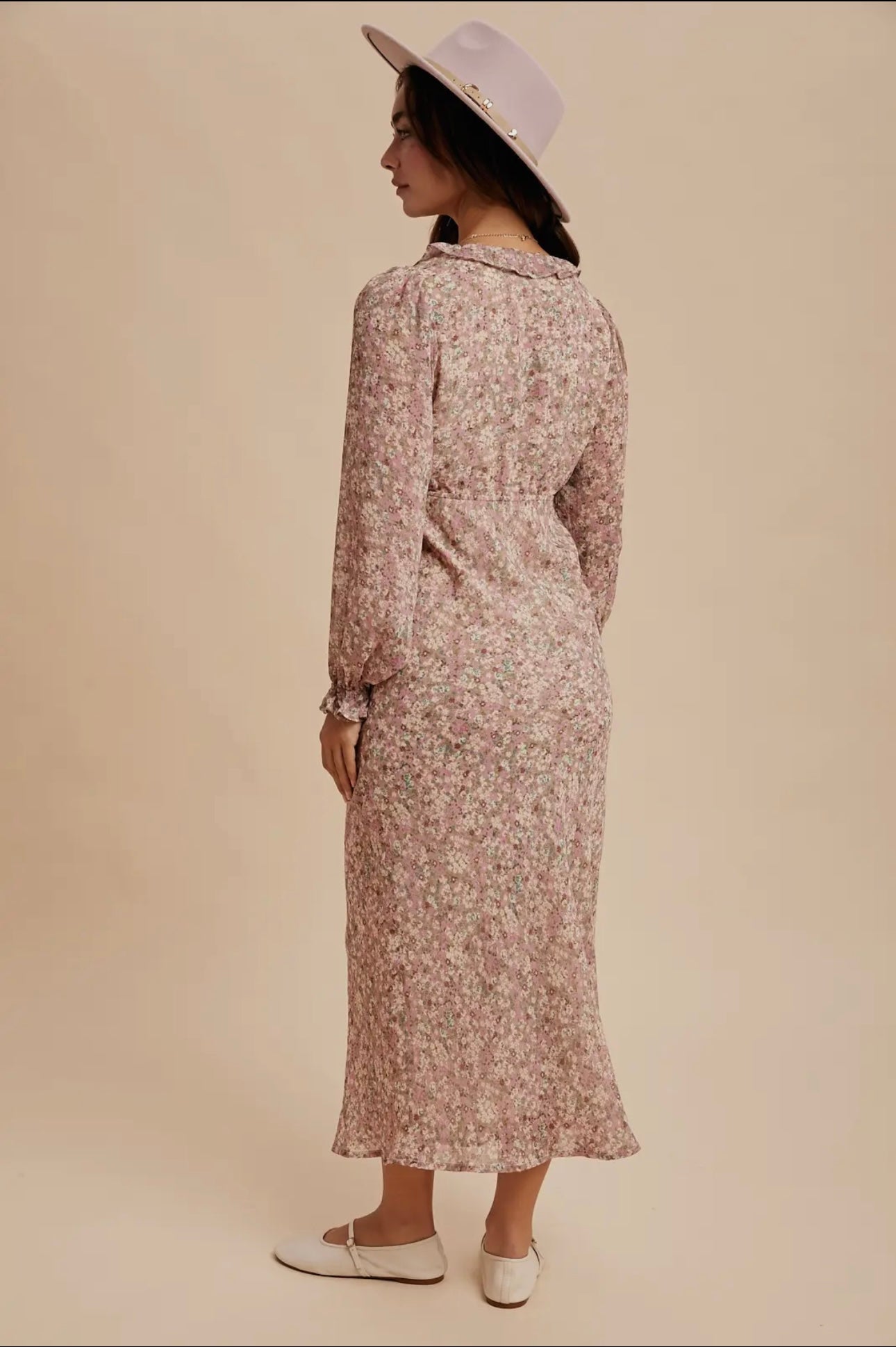 Floral Ruffled Maxi Dress